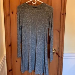 Grey long sleeve dress